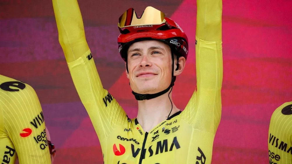 Jonas Vingegaard, gran favorito a la victoria en el Giro de Italia 2026